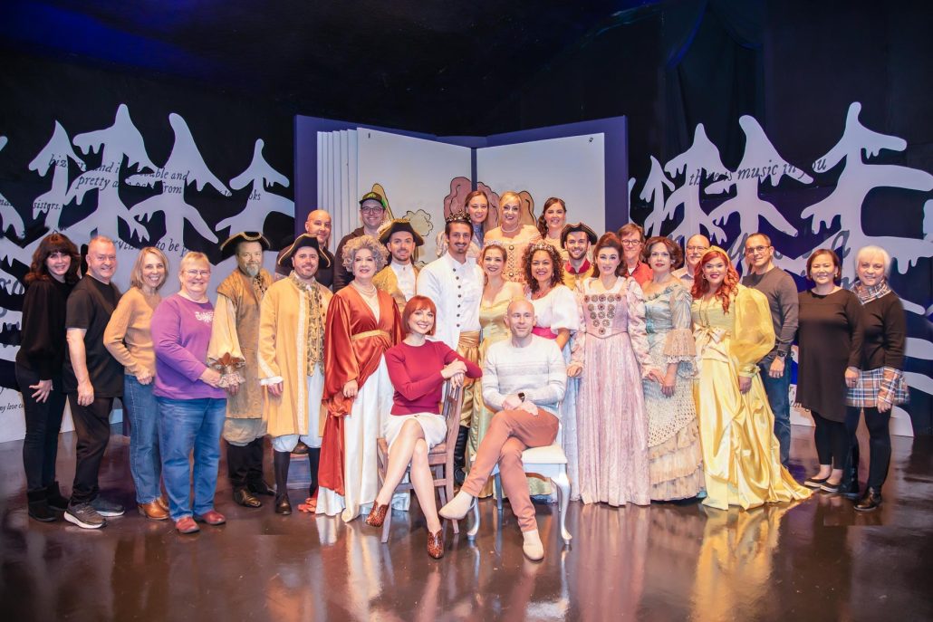 The cast and crew of Rodgers and Hammerstein's Cinderella at Pull-Tight Players