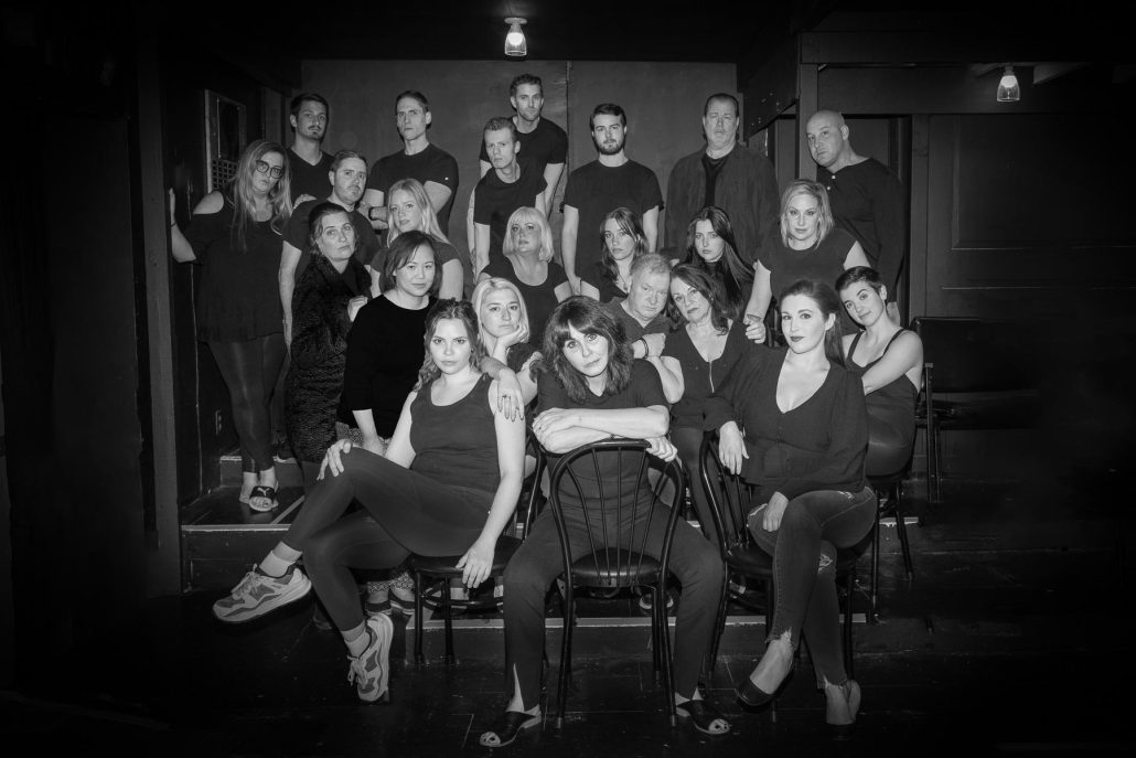 The cast and crew of Cabaret at Pull-Tight Players in Franklin, Tenn.