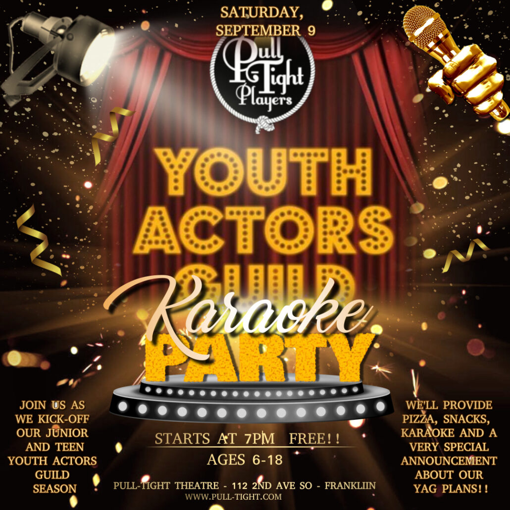 Youth Actors Guild Karaoke Party Saturday Sept. 9 2023